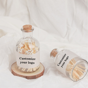Cam kavanoz şişe içinde yeni özel renkli maç sopa şişe mum aromaterapi ahşap Matchsticks maçlar - Product Image 3