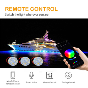 Tuya บลูทูธสมาร์ทแอปควบคุมแสง RGBW ลดแสงสีและอุณหภูมิ LED ปรับได้ลึก - Product Image 6