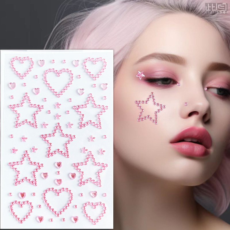 Amore a forma di stella a cinque punte | Rosa