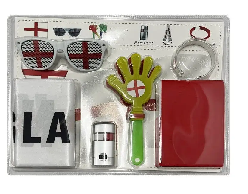 Catar-accesorios deportivos para fiestas de fútbol, Kit de elementos para animar a los aficionados del deporte, México