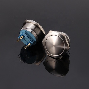 Interruttore a pulsante in metallo pulsante alto rotondo interruttore illuminato a pulsante grande - Product Image 3