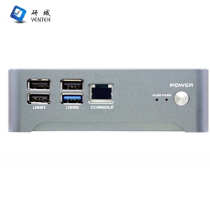 J1900 N100 Mini Computadora de Escritorio Intel NUC DDR3 8G MSATA win10 Linux Gigabit Ethernet Dual Lan VGA HD 6 USB sin ventilador mini pc