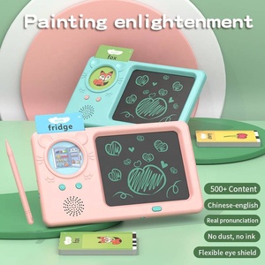 224 Sight Word Education-Lernmaschine Spielzeug Montessori-Zeichentafel LCD-Schreibtablett Baby Sprech-Flashkarte mit 112 Karten - Product Image 3