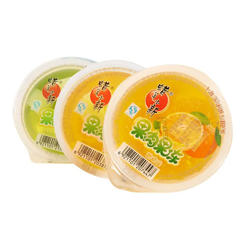 Crayon Xiaoxin gelée de fruits, viande de fruit, tasse fruité installée, gelée de fruits à saveur de prunier vert