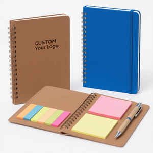 Custom <strong>Notebook</strong> Printing logo Cute A5 Printed Spiral Custom Church <strong>Notebooks</strong> <strong>with</strong> Sticky <strong>Notes</strong> and Pen - Product Image 5
