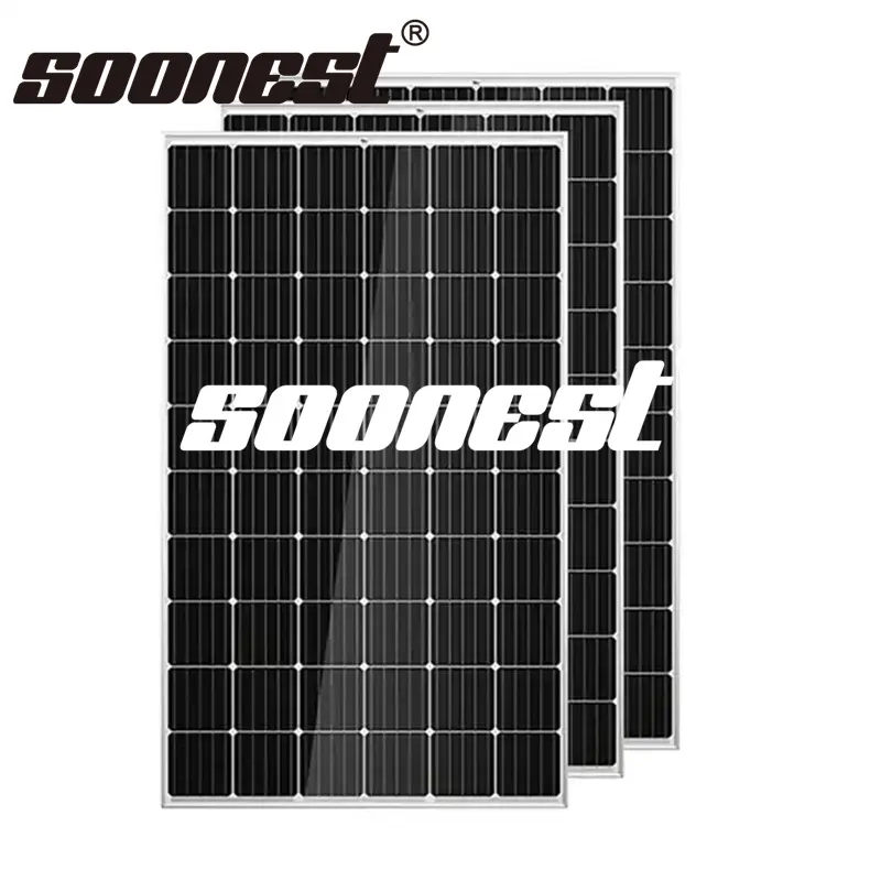 Monocrystalline Silicone 24V 300W Poli Painel Solar 350W Policristalino Painéis Solares Custo Preço Barato Para Electricidade Doméstica