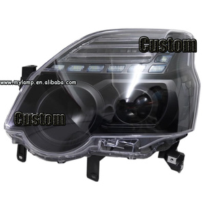 日産X-TRAIL T31用カスタムフル<span class=keywords><strong>LED</strong></span>ヘッドライト2008-2012年2キセノンプロジェクターレンズフロントランプDRL付き