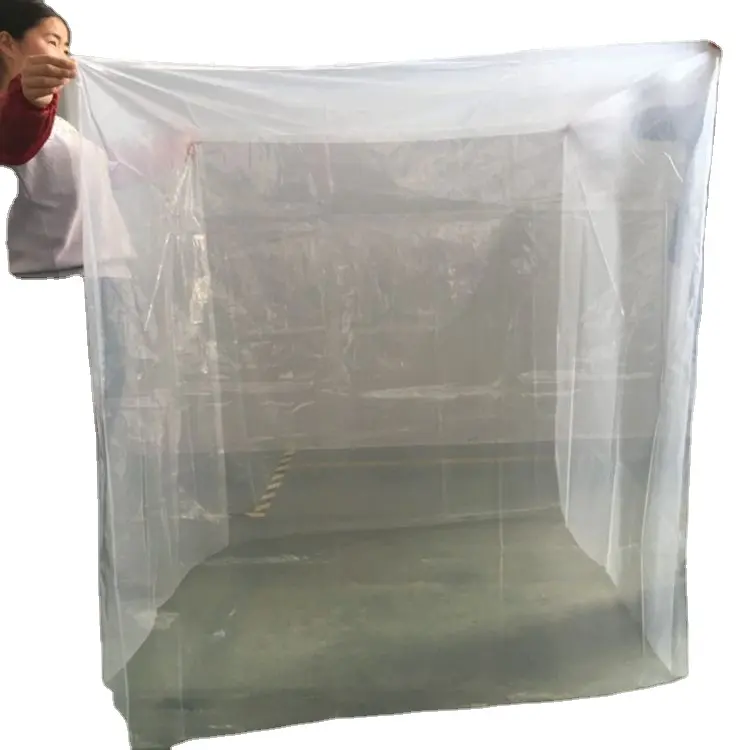 صندوق تعبئة بلاستيكي شفاف من البولي إيثيلين عالي الجودة بلوحة كبيرة الحجم مُصمم حسب الطلب