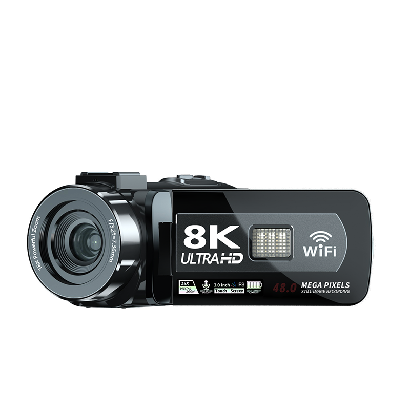 High-Resolution Infrared Remote Control Digital Camera with 8K 15FPS Video Recording Slow Motion & Time-lapse Photography