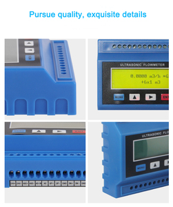 TUF-2000M TM-1 DN50 ~ DN700 flowmeter tuf-2000 מהדק על קולי מד זרימת קולי מפלס מים חיישן