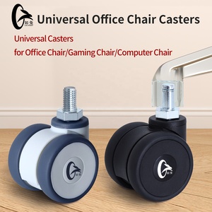 Rodízios Giratórios Personalizados com Logotipo de 2 Polegadas para Cadeiras de Escritório e Cadeiras Ergonômicas - Product Image 2