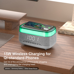 <strong>2025</strong> New Multifunction Smart Blue Tooth <strong>Speaker</strong> with Wireless Charger and Alarm Clock - Product Image 6