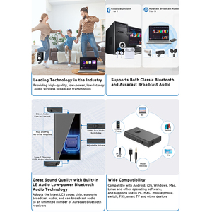 Ultra Mini 2 in 1 Bluetooth 5.3 LE Audio Transceiver Bluetooth Sender und Empfänger Geringer Verbrauch und LC3 Codec - Product Image 3