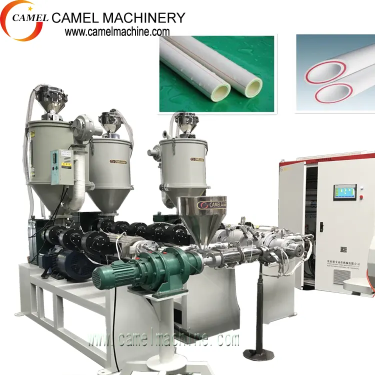 Máquina de extrusão de tubulação ppr plástico pe hdpe pp/linha de produção/máquina de fabricação