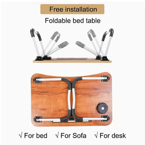 New Multi-function Laptop Desk Lazy Bed <strong>Computer</strong> Desk Folding Waterproof <strong>Notebook</strong> <strong>Table</strong> Stand Tray - Product Image 3