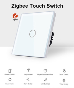 Tawoia 1/2/3/4钢600w 220v Zigbee homekit智能电源灯开关苹果家居套件智能家居数字触摸开关