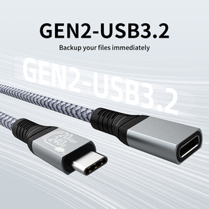 3.2 Female 20gbps veri genişletici kablo USB 3.1 USB tip C erkek kadın uzatma kablosu - Product Image 3