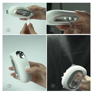 Infuseur à oxygène électrique rechargeable pour sérum à eau nano, machine à pulvériser portable pour soins du visage et de la peau à usage domestique - Product Image 4