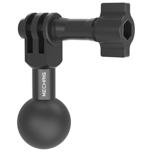 Insta360 için 1 "topuz montaj kaidesi adaptörü/GoPro Hero spor kamera RAM topu kafa bağlar ile uyumlu B boyutu çift soket kol - Product Image 1