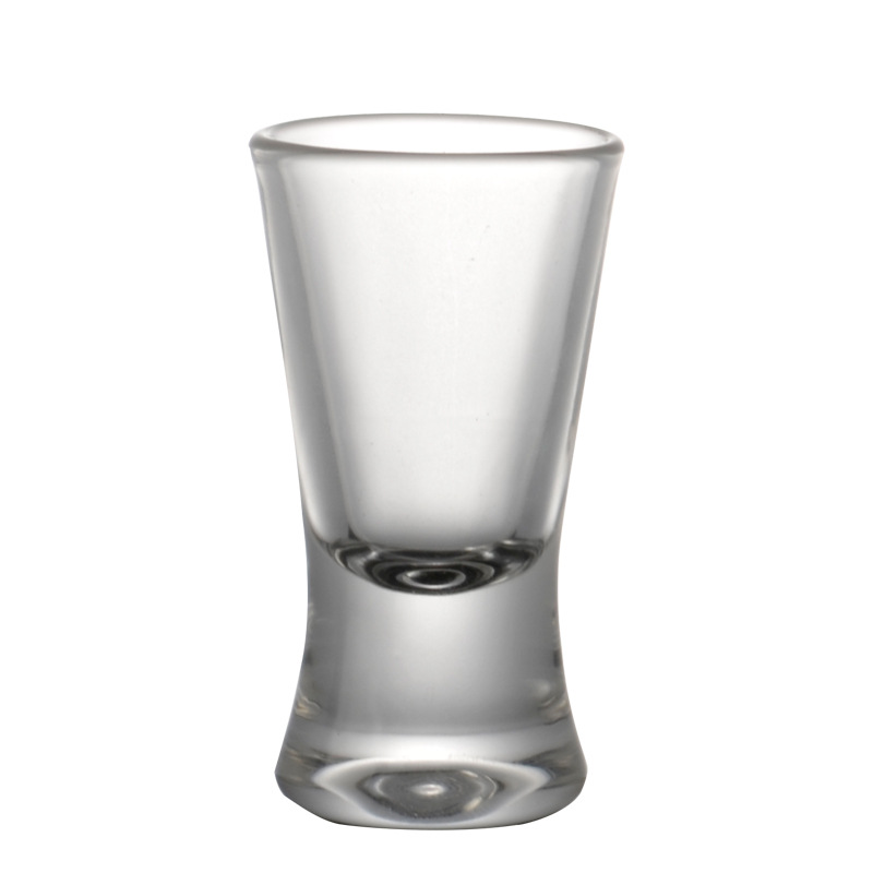 custom logo Thick Bottom Bullet Glass 15ml shot glass