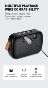 G2 portatile senza fili BT altoparlante Mini Stereo USB cassa di risonanza con Subwoofer TF Card di supporto alimentato a batteria per PC Computer - Product Image 3