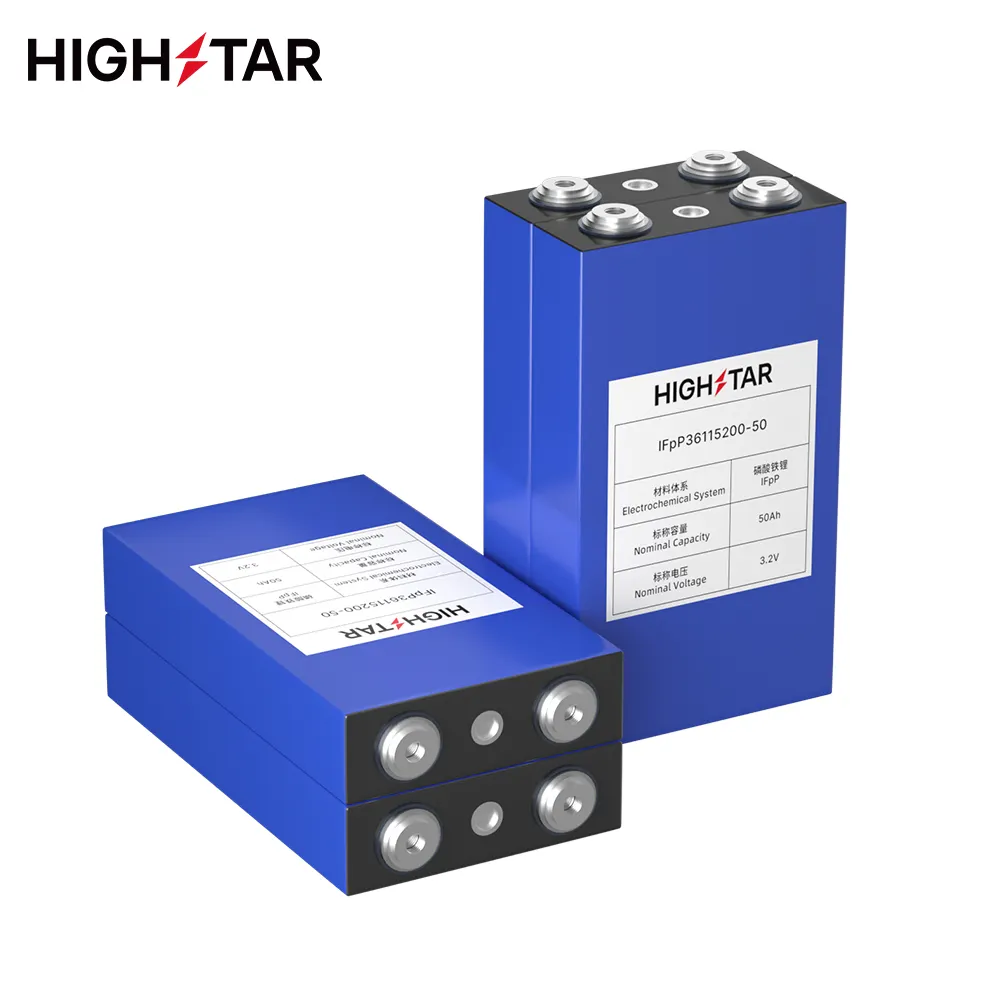 HIGHSTAR gran oferta productos 3,2 V Prismatic Lfp 50ah batería de fosfato de hierro y litio para sistema de batería Lfp de barco eléctrico