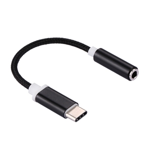 Hot Selling USB-C / Type-C Male to 3.5mm Female Weave Texture <strong>Audio</strong> <strong>Adapter</strong> for Phone - Product Image 1