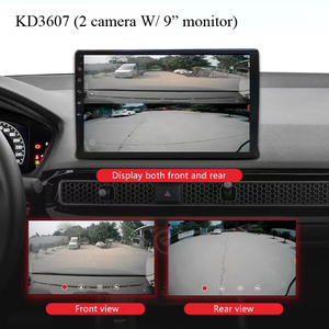 热12V 3D 360度圆形后视环绕DVR汽车倒车4摄像机套件停车传感器系统备用侧汽车摄像机系统 - Product Image 4