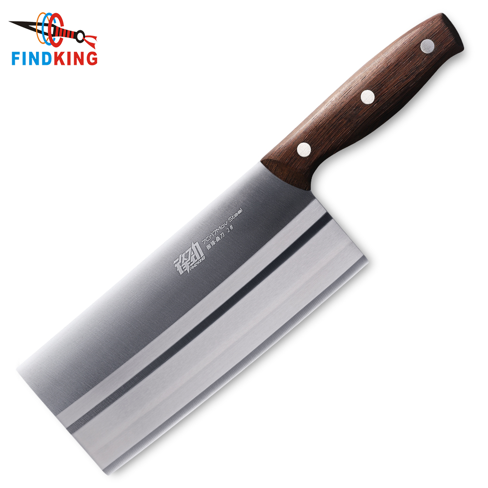 Wholesale Stainless Steel Cleaver Butcher Bone Cutter Knife 7Cr17MOV Mulberry Knife Kitchen  Meat Vegetable Cleaver Knives