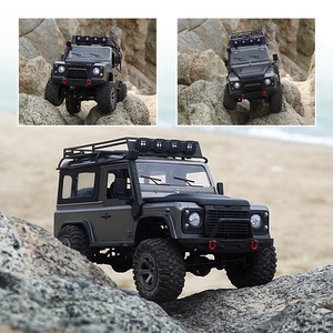 D90 2.4G 1:12 מלא סולם טיפוס רכב 4WD סורק LED אורות שלט רחוק RC רכב 4x4 גבוהה מהירות מכביש צעצוע רכב VS MN-99S - Product Image 5