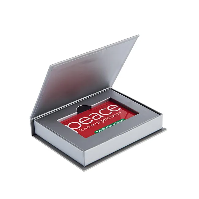 2020 caixa de cartão feita à mão da fábrica do luxo da prata do vip caixa de crédito