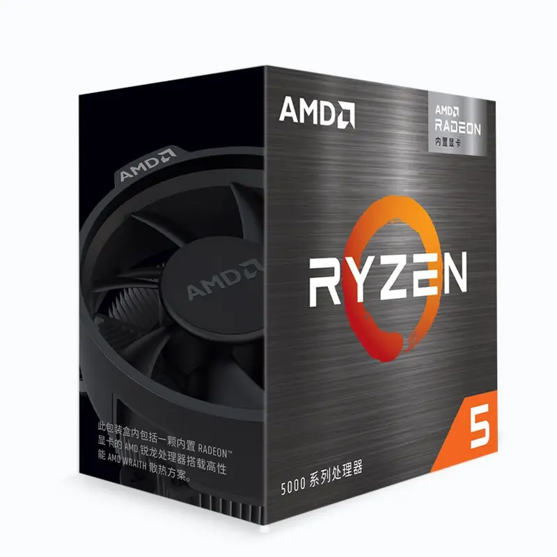 Processador amd ryzen 5 5600g 3.9ghz, 6 cores 16 fios com suporte amd am4 soquete para jogos placa-mãe