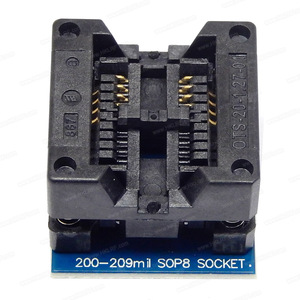 Adaptador de programador SOP8 - DIP8 Socket SOTS-20-1,27-01 Adaptador de programador de enchufe (200mil 209MIL) - Product Image 1