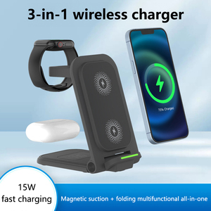 サムスンアップルウォッチワイヤレス充電多機能折りたたみ式スリーインワン携帯電話ワイヤレス充電器に適しています - Product Image 3
