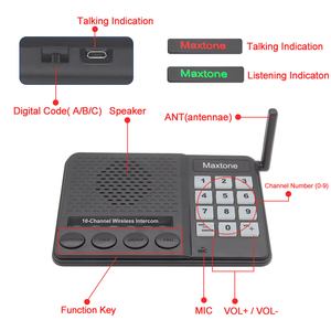 Daytech CI02 uzun menzilli ofis kablosuz interkom ekibi kablosuz interkom stüdyo için - Product Image 2