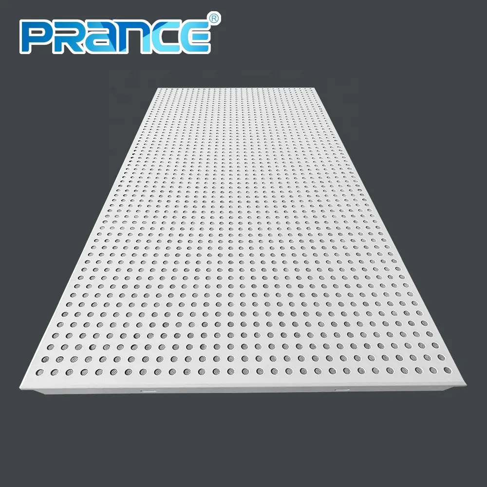 600x1200mm Perforated metal clip in ceiling tile for building decoration