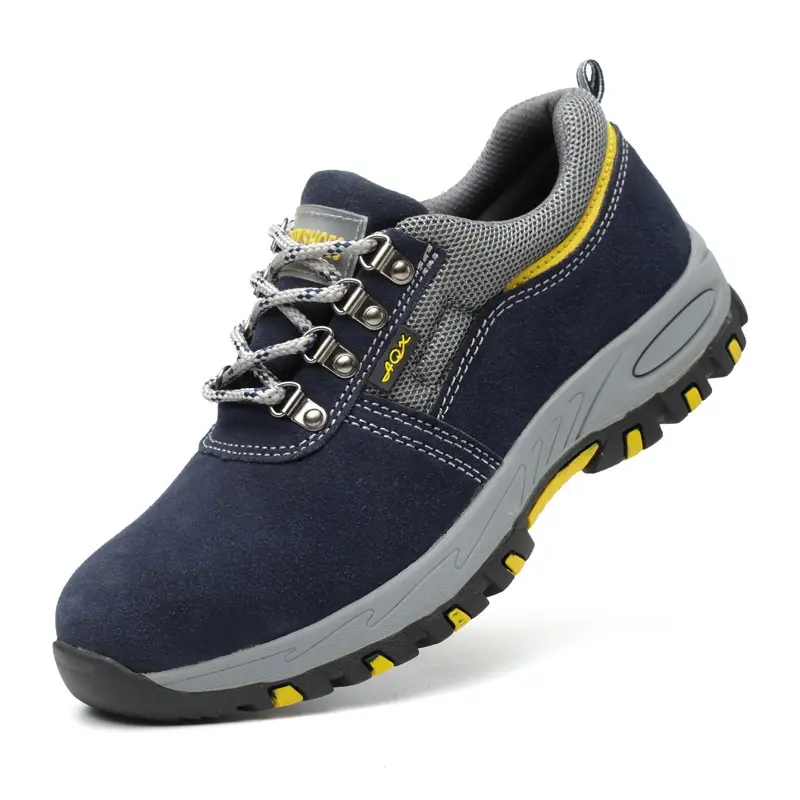 Cheap price genuine leather construction safety shoes