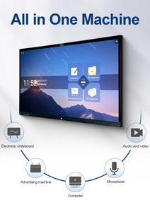 Große Größe 100 Zoll 4K Flach bildschirm Multi-Touchscreen All-in-One-PC Dual System Smart Interactive Board - Product Image 3