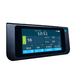 High-Precision Gas Analyzer Air Quality Monitor <strong>With</strong> Laser Particle Counter for PM2.5 PM1.0 PM10 Formaldehyde(HCHO)/TVOC Test - Product Image 2