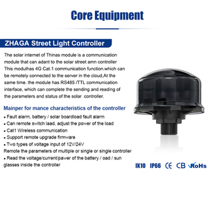 Smart City Lighting IOT 4G/LTE Solución SSLS Luz de calle solar Sistema de gestión de control inalámbrico Controlador de lámpara Ip65 - Product Image 5