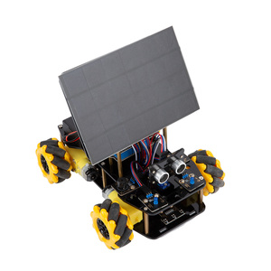 ACEBOTT DIY Solar betriebenes Roboter auto mit Mecanum-Rädern und programmier barer Plattform für Ultraschalls ensoren für Arduino STEM-Projekte