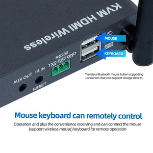 Wireless for HDMI Extender 4K 328ft Range <strong>USB</strong> <strong>Output</strong> 5V <strong>Input</strong> Adaptor for <strong>Audio</strong> Video Streaming Laptop/PC/DVD