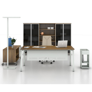Esquina Europea Modular y silla Mini Luxury Blue Top Pc Escritorio Mesa DE TRABAJO DE MADERA Escritorio de computadora para computadora - Product Image 5