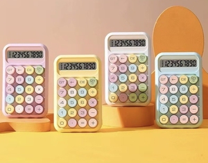 Портативный 10-значный калькулятор с механической клавиатурой - Product Image 2