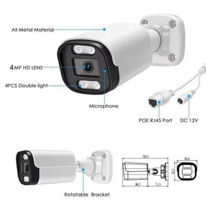 定制2MP 4MP 5MP 8MP视频网络摄像机2k智能网络监控Wifi户外POE ON-VIF WebRTC RTSP RTMP，带SDK应用编程接口 - Product Image 6