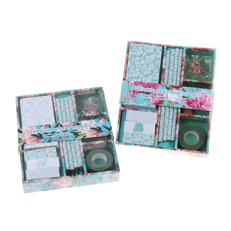 Stationery Set Items Flower design For Children Product School Gift Office Supplies Cute Stationary Art Kids Wholesale
