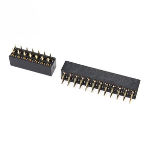 2.0mm pitch double row female <strong>header</strong> connector DC3 pin <strong>header</strong> 2mm box <strong>header</strong> straight insertion 2*4P/5/8/10/14/20/30/40P - Product Image 2