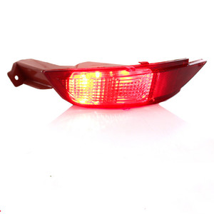 Red Pair Hatchback Light with Light Bulb Rear Fog Light Rear Taillight Reflector for Ford <strong>Fiesta</strong> 09-15 - Product Image 4