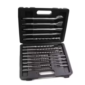 Juego de brocas y cinceles de martillo rotativo SDS Plus de 17 piezas, herramientas de perforación de mampostería de hormigón con punta de carburo de tungsteno de 3/16 "a 5/8" - Product Image 3