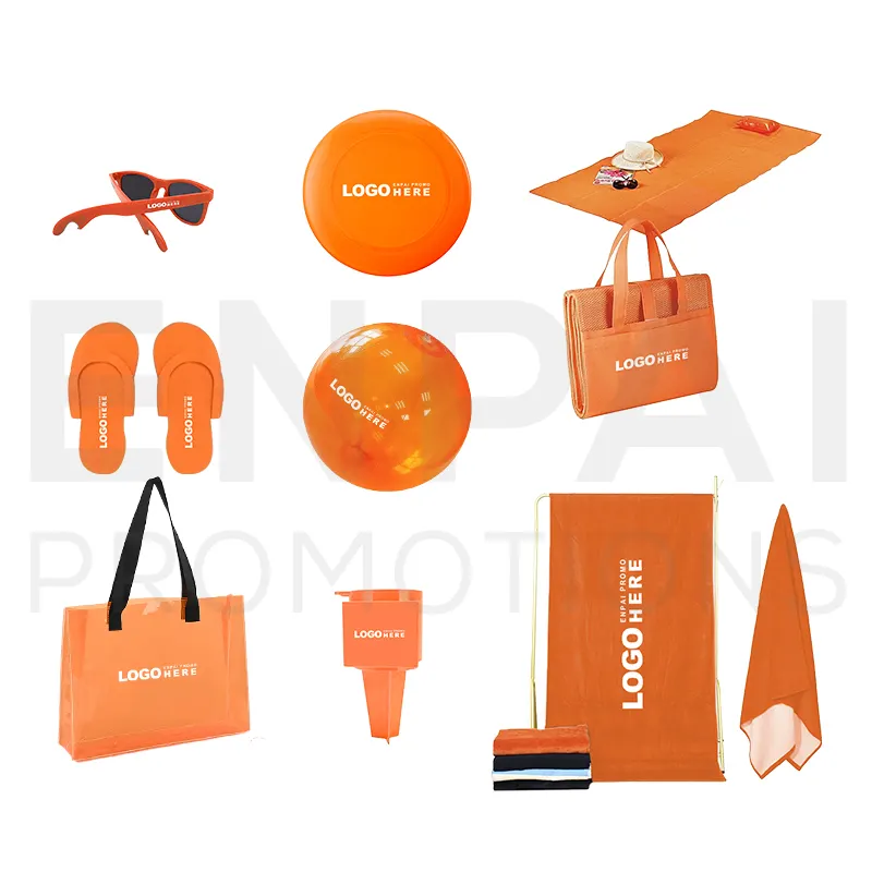 Publicidade corporativa Branding Gift Ideas Viagem ao ar livre Promocionais Summer Beach Gifts Itens Custom Logo Beach Gift Set